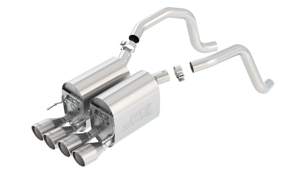 Borla Axle-Back Exhaust System - S-Type | 2014-2018 Chevrolet Corvette 6.2L (11877)