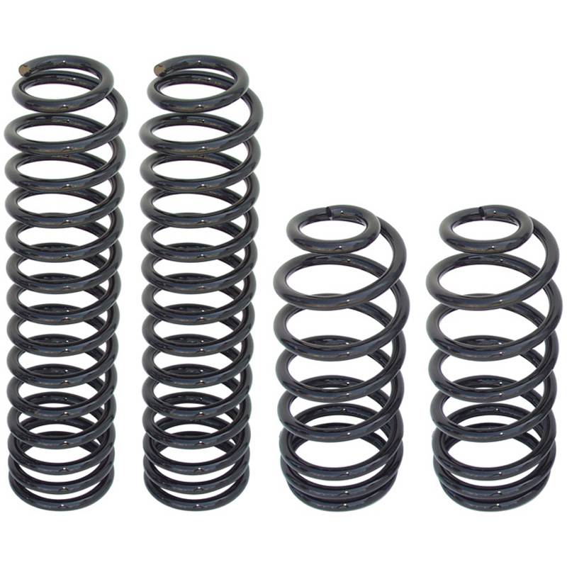 Image of RockJock Dual Rate 4" Lift Coil Spring Set For 1997-2006 Jeep Wrangler TJ