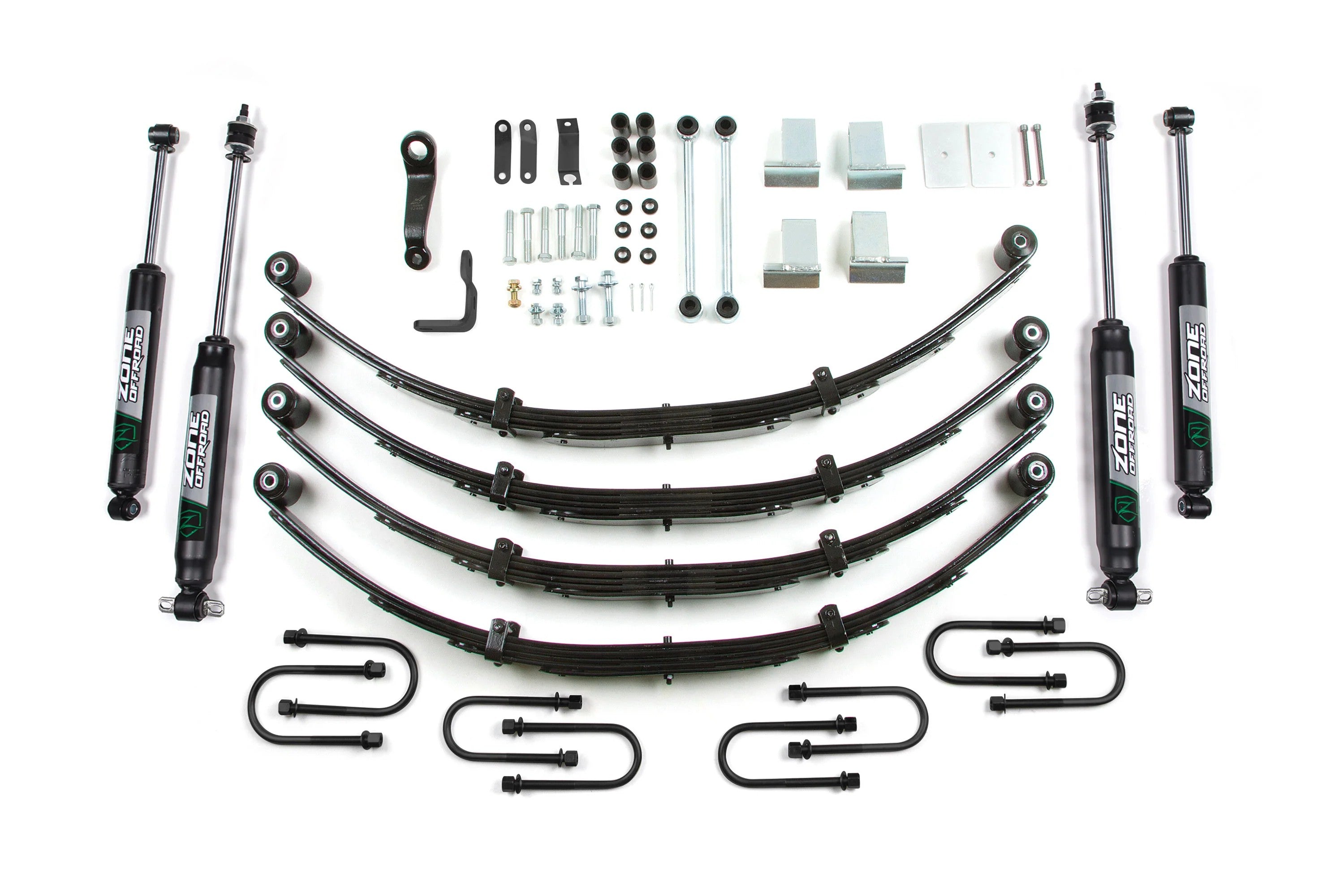 Zone Offroad 4 Inch Lift Kit with Nitro Shocks For 1987-1995 Jeep