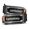 AlphaRex NOVA-Series LED Projector Headlights Black W/ Activation Light & Sequential Signal For 2002-2005 Dodge Ram 1500