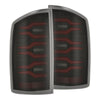 AlphaRex LUXX-Series LED Tail Lights Black Red For 2002-2006 Dodge Ram 1500 & 2003-2006 Dodge Ram 2500 3500