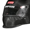 Simpson Vudo SA2025 Full Face Racing Helmet Carbon Fiber Medium - view 2
