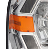 AlphaRex LUXX-Series LED Projector Headlights Black For 2006-2008 Lincoln Mark LT