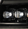 AlphaRex NOVA-Series LED Projector Headlights Alpha Black W/ Activation Light & Sequential Signal & DRL For 2004-2008 Ford F-150 & 2006-2008 Lincoln Mark LT