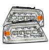 AlphaRex NOVA-Series LED Projector Headlights Chrome W/ Activation Light & Sequential Signal For 2004-2008 Ford F-150 & 2006-2008 Lincoln Mark LT