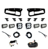 Baja Designs Squadron 2.0 Pro Spot/Dual S2 Sport Clear Fog Pocket Kit w/ Upfitter For 2021-2025 Ford Bronco - Steel Bumper