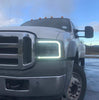 AlphaRex NOVA-Series LED Projector Headlights Black W/ Sequential Signal & Switchback & DRL For 2005-2007 Ford F-250 F-350 F-450 F-550 Super Duty
