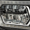 AlphaRex LUXX-Series Crystal LED Headlights Black W/ Activation Light & DRL For 2005-2011 Toyota Tacoma