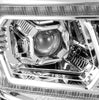 AlphaRex LUXX-Series LED Projector Headlights Chrome W/ Activation Light & DRL For 2005-2011 Toyota Tacoma