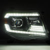 AlphaRex LUXX-Series LED Projector Headlights Chrome W/ Activation Light & DRL For 2005-2011 Toyota Tacoma