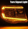 AlphaRex NOVA-Series LED Projector Headlights Alpha Black W/ Activation Light & DRL For 2005-2011 Toyota Tacoma