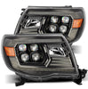 AlphaRex NOVA-Series LED Projector Headlights Alpha Black W/ Activation Light & DRL For 2005-2011 Toyota Tacoma