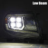 AlphaRex NOVA-Series LED Projector Headlights Alpha Black W/ Activation Light & DRL For 2005-2011 Toyota Tacoma