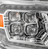 AlphaRex NOVA-Series LED Projector Headlights Chrome W/ Activation Light & DRL For 2005-2011 Toyota Tacoma
