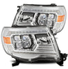 AlphaRex NOVA-Series LED Projector Headlights Chrome W/ Activation Light & DRL For 2005-2011 Toyota Tacoma