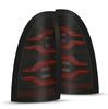 AlphaRex LUXX-Series LED Tail Lights Black Red W/ Activation Light & Sequential Signal For 2005-2015 Toyota Tacoma