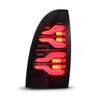 AlphaRex LUXX-Series LED Tail Lights Black Red W/ Activation Light & Sequential Signal For 2005-2015 Toyota Tacoma