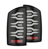 AlphaRex LUXX-Series LED Tail Lights Black For 2007-2008 Dodge Ram 1500 & 2007-2009 Dodge Ram 2500 3500