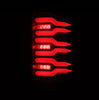 AlphaRex LUXX-Series LED Tail Lights Black Red For 2007-2014 Chevrolet Silverado 1500 2500HD 3500HD