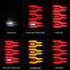 AlphaRex LUXX-Series LED Tail Lights Black W/ Activation Light & Sequential Signal For 2007-2014 GMC Sierra 1500 2500HD 3500HD