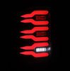 AlphaRex LUXX-Series LED Tail Lights Black Red W/ Activation Light & Sequential Signal For 2007-2014 GMC Sierra 1500 2500HD 3500HD