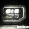 AlphaRex NOVA-Series LED Projector Headlights Gloss Black W/ Activation Light & Sequential Signal & DRL & Plank Style Design For 2007-2013 GMC Sierra 1500