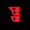 AlphaRex LUXX-Series LED Tail Lights Black Red For 2007-2013 Toyota Tundra