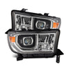 AlphaRex LUXX-Series LED Projector Headlights Chrome W/ Activation Light & Sequential Signal & DRL For 2007-2013 Toyota Tundra & 2008-2017 Sequoia