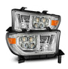 AlphaRex NOVA-Series LED Projector Headlights Chrome W/ Activation Light & Sequential Signal & DRL For 2007-2013 Toyota Tundra & 2008-2017 Sequoia