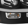 AlphaRex LUXX-Series LED Projector Headlights Black W/ DRL & Sequential Signal For 2007-2014 Chevrolet Tahoe Suburban