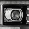 AlphaRex LUXX-Series LED Projector Headlights Black W/ Activation Light & Sequential Signal For 2008-2010 Ford F250 F350 F450 F550 Super Duty