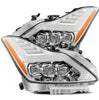 AlphaRex NOVA-Series LED Projector Headlights Chrome W/ Activation Light & Sequential Signal & DRL For 2008-2013 Infiniti G37