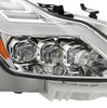 AlphaRex NOVA-Series LED Projector Headlights Chrome W/ Activation Light & Sequential Signal & DRL For 2008-2013 Infiniti G37