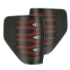 AlphaRex LUXX-Series LED Tail Lights Black Red For 2009-2014 Ford F150