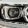 AlphaRex LUXX-Series LED Projector Headlights Black W/ Activation Light & DRL For 2009-2018 Dodge Ram 2500 3500