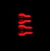AlphaRex LUXX-Series LED Tail Lights Black Red W/ Activation Light & Sequential Signal For 2009-2018 Dodge Ram