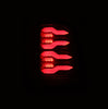 AlphaRex LUXX-Series LED Tail Lights Black Red W/ Activation Light & Sequential Signal For 2009-2018 Dodge Ram