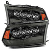 AlphaRex NOVA-Series LED Projector Headlights Alpha Black W/ DRL & Plank Style Design For 2009-2018 Dodge Ram 1500