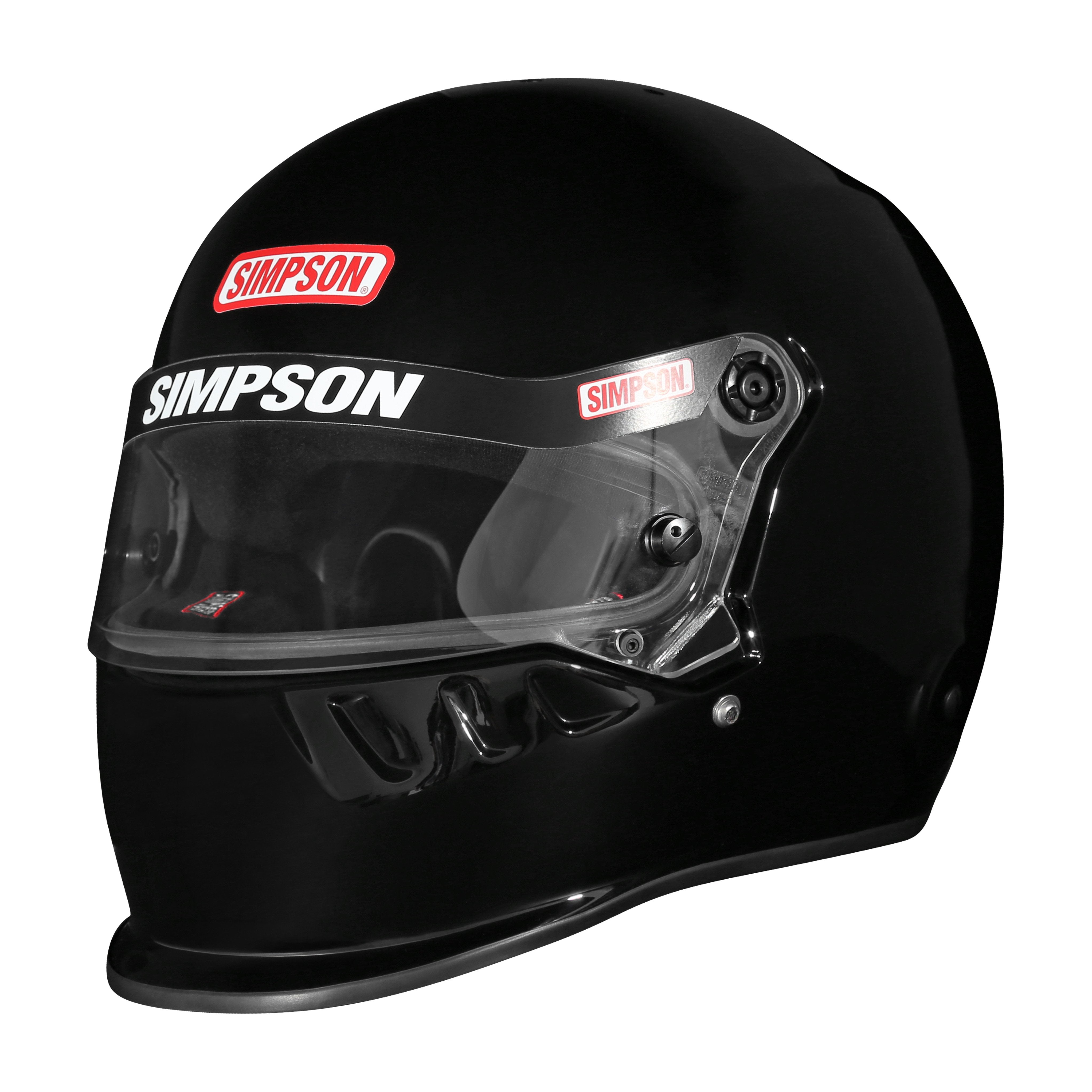 Simpson Vudo SA2025 Full Face Racing Helmet Gloss Black Small