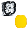 Baja Designs Squadron 2.0 Sport Clear Spot LED Light Pod w/ Amber Rock Guard