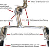 AWE Touring Cat-Back Exhaust w/ Diamond Black Tips For 2013-2016 Audi B8 S4 3.0T