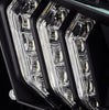 AlphaRex LUXX-Series LED Projector Headlights Black W/ Activation Light & Sequential Signal For 2010-2012 Ford Mustang