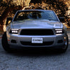 AlphaRex NOVA-Series LED Projector Headlights Alpha Black W/ Activation Light & Sequential Signal For 2010-2012 Ford Mustang