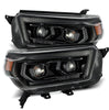 AlphaRex LUXX-Series LED Projector Headlights Alpha Black W/ Sequential Signal & DRL For 2010-2013 Toyota 4Runner