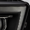 AlphaRex LUXX-Series LED Projector Headlights Black W/ Sequential Signal & DRL & Plank Style Design For 2010-2013 Toyota 4Runner