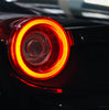 AlphaRex NOVA-Series Prismatic LED Tail Lights For 2010-2015 Ferrari 458 Red Smoke