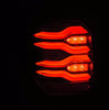AlphaRex LUXX-Series LED Tail Lights Black Red W/ Activation Light & Sequential Signal For 2010-2021 Toyota 4Runner