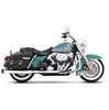 Rinehart Racing 4in True Dual Exhaust System Chrome with Black Tips For 1995–2008 Harley-Davidson Touring
