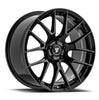 Fittipaldi (4) FS360B 20X10 5X115 +18 HB 71.5 Gloss Black Aluminum Alloy Wheels