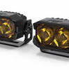 Morimoto 2Banger HXB Flood Yellow Light Kit For 2018-2025 Jeep Wrangler/Gladiator
